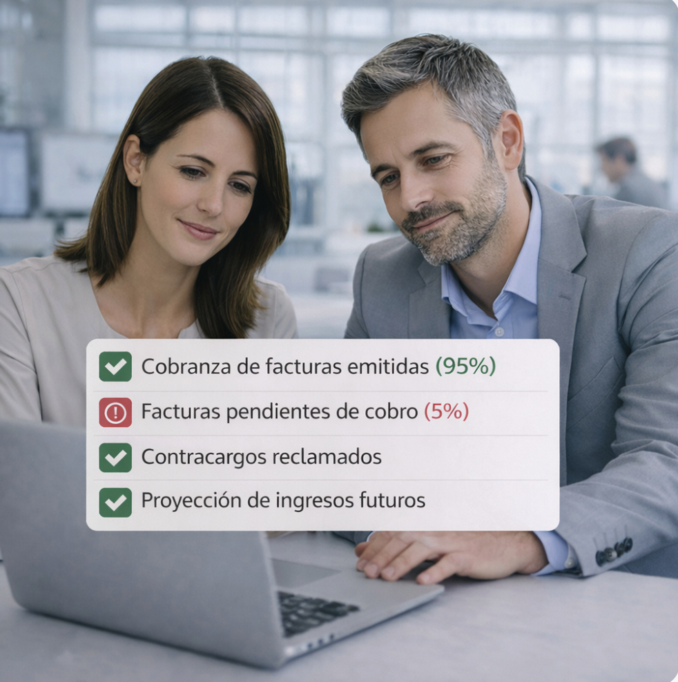 Conciliación financiera entre múltiples fuentes de datos